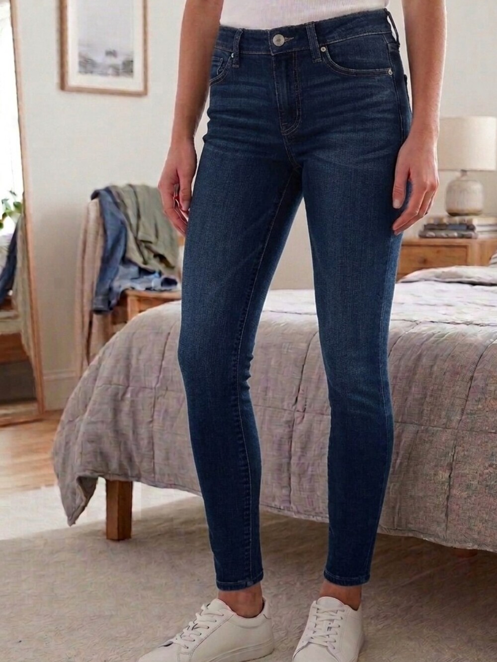 American Eagle Outfitters Dark Indigo Skinny Jeans